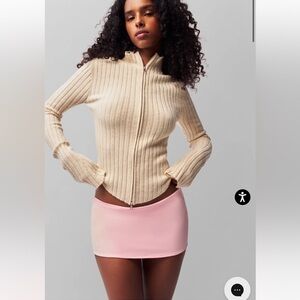 Danielle Guizio Pink Mini Skirt